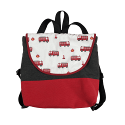 Mochila Alcolchada Loneta Bomberos