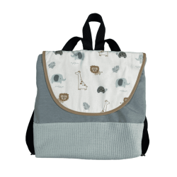 Mochila Alcolchada Loneta Animales