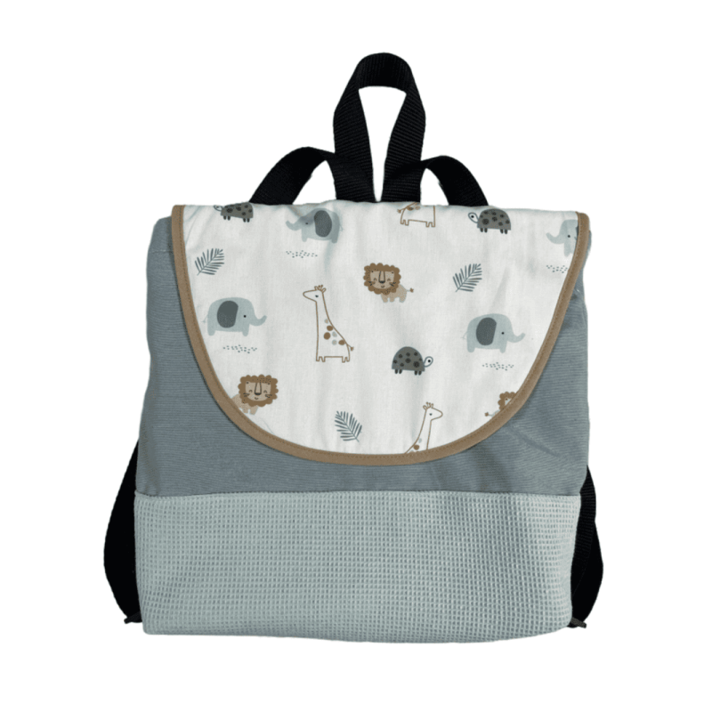 Mochila Alcolchada Loneta Animales