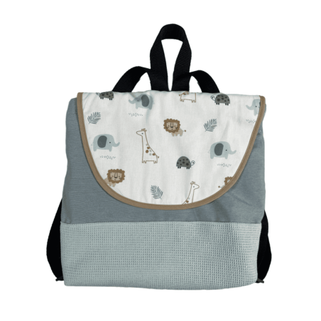 Mochila Alcolchada Loneta Animales