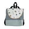 Mochila Alcolchada Loneta Animales