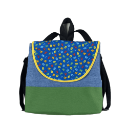 Mochila Alcolchada Loneta Letras