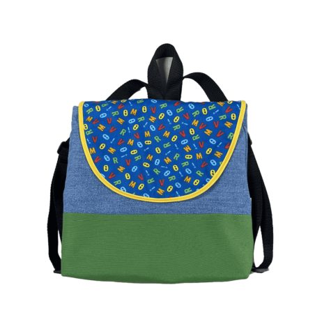 Mochila Alcolchada Loneta Letras