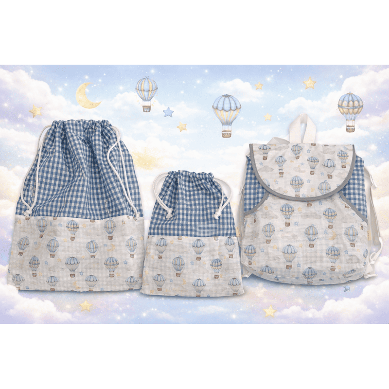 mochila, bolsa merienda, bolsa ropita