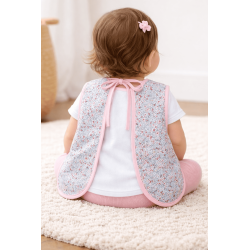 DELANTAL S/M ROSA FLORAL 72