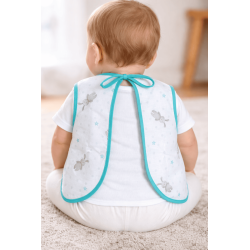 DELANTAL S/M VERDE CONEJOS 70