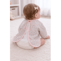 DELANTAL M/L ROSA FLORAL 68