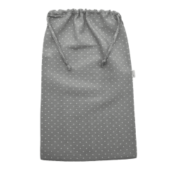 Bolsa Pan Gris Topos 03
