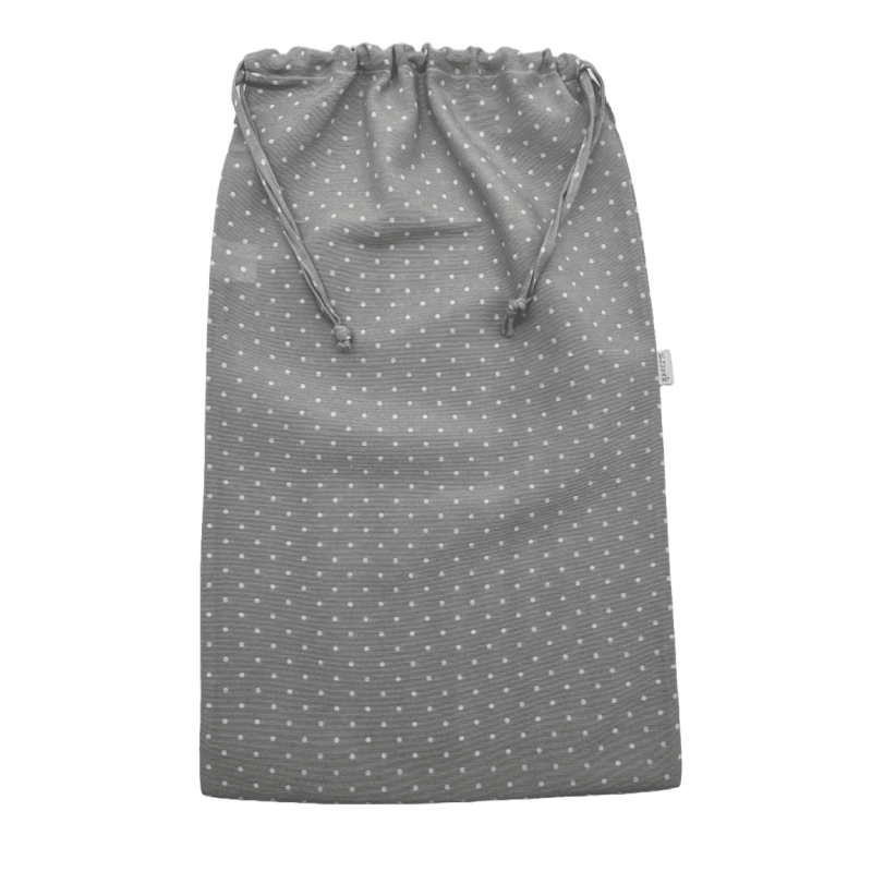 Bolsa Pan Gris Topos 03
