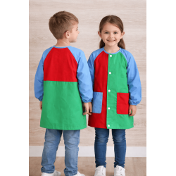 BATA VERDE CELESTE ROJO 1405