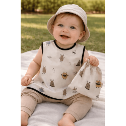 DELANTAL IMPERMEABLE CON BOLSITA 91